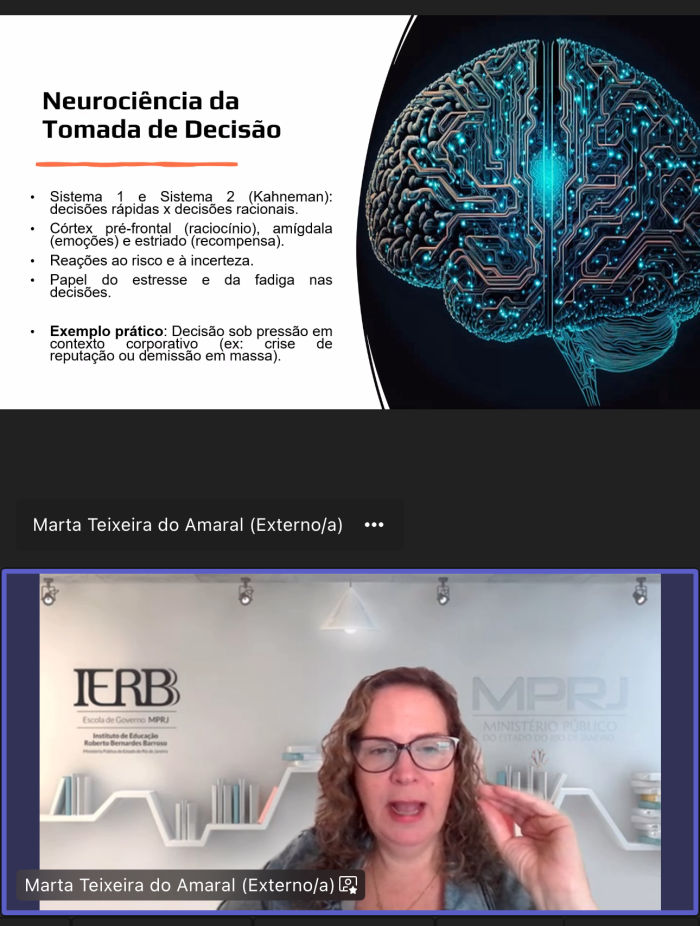 Última aula do curso “Introdução: Neurociência Aplicada à Liderança” traz reflexões sobre tomada de decisão e resolução de problemas