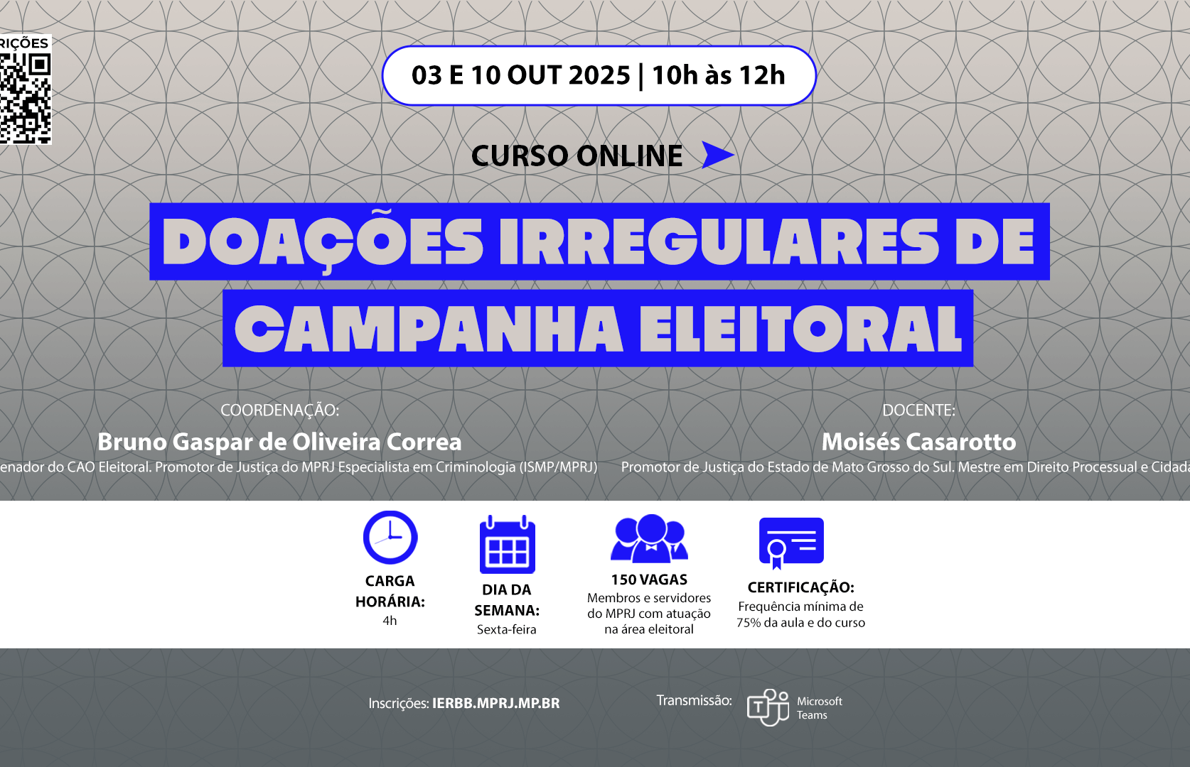 MPRJ promove capacitação sobre Doações Irregulares de Campanha Eleitoral