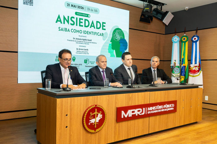 MPRJ promove evento sobre identificação e prevenção de transtornos da ansiedade