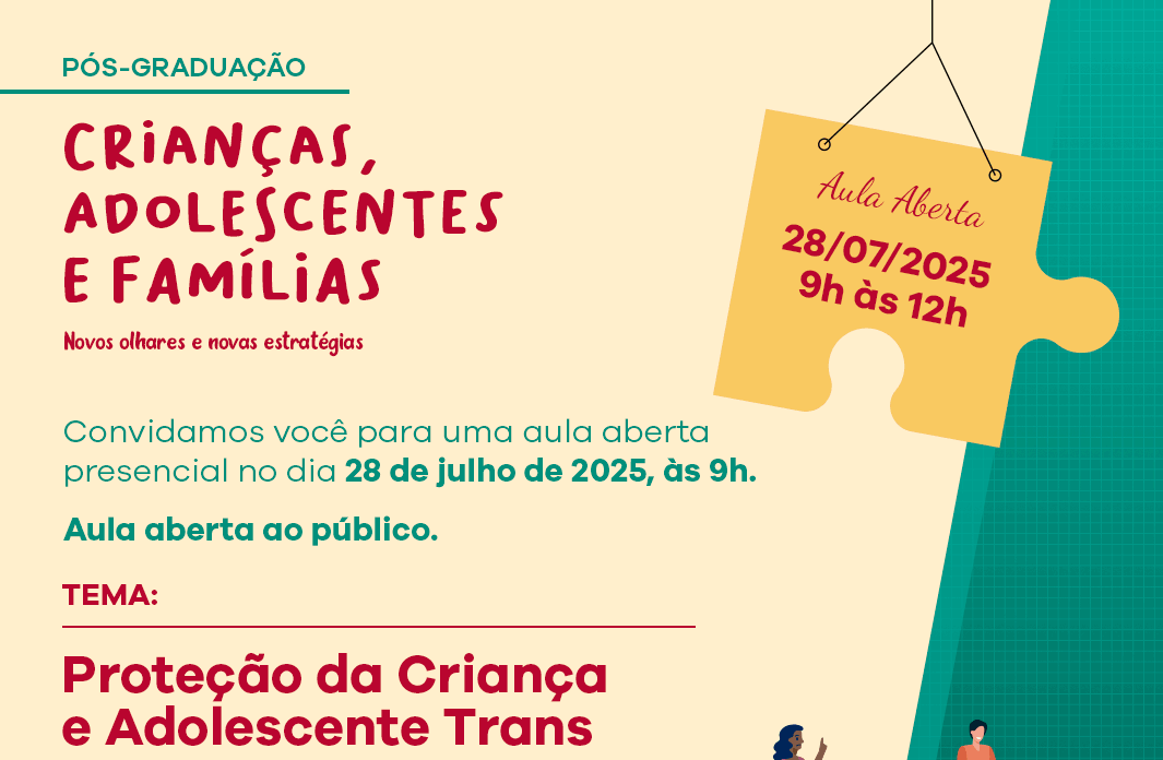 IERBB/MPRJ promove aula aberta sobre proteção de crianças e adolescentes trans