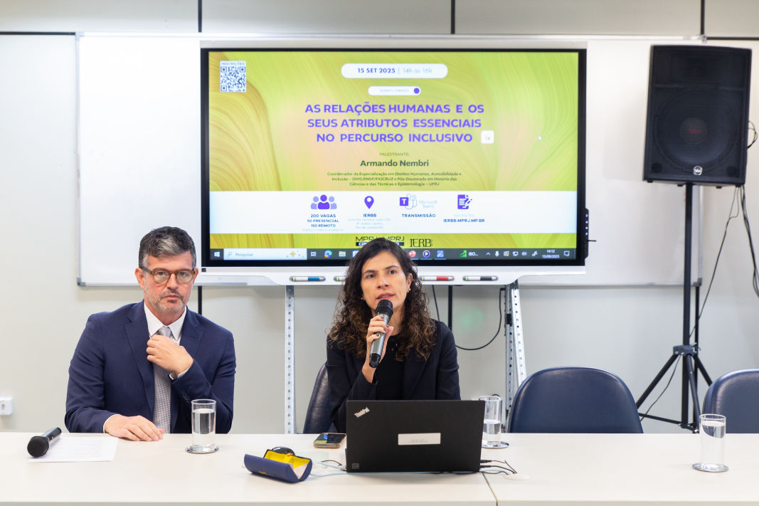 IERBB/MPRJ promove palestra sobre relações humanas e inclusão
