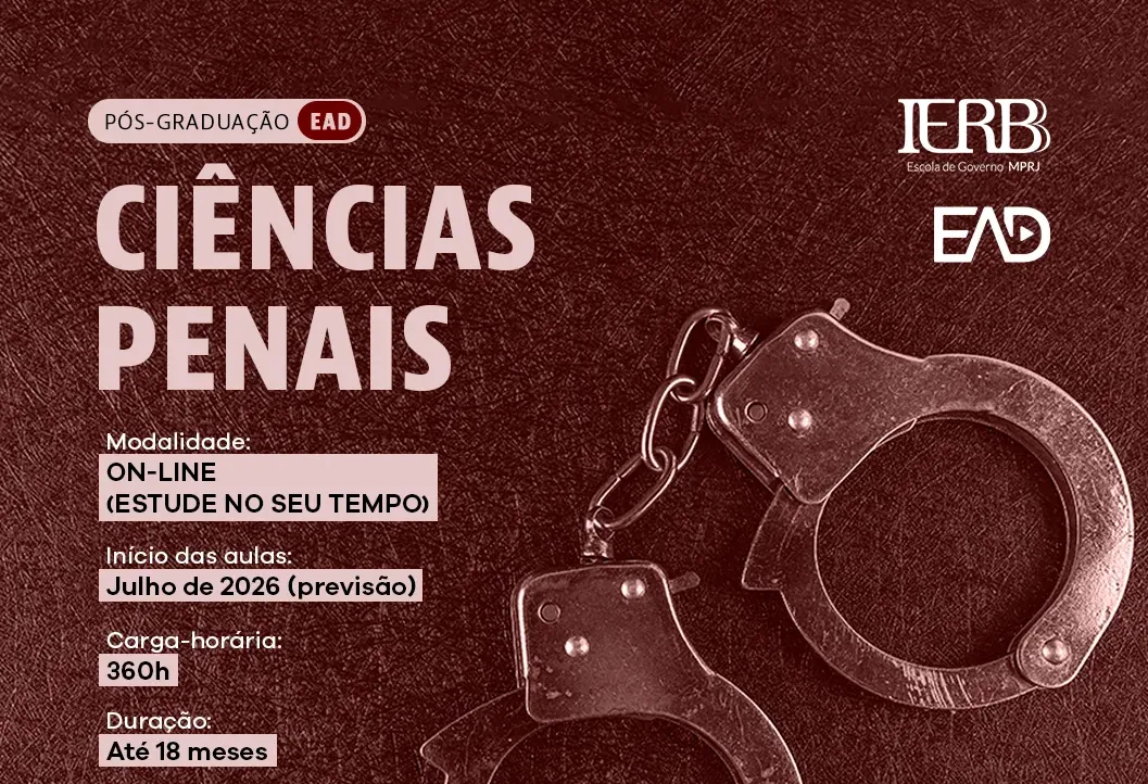 IERBB/MPRJ abre processo seletivo para concessão de bolsas em novos cursos de Pós-graduação