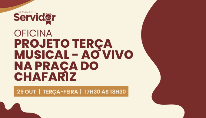 Projeto terça musical - ao vivo na praça do chafariz