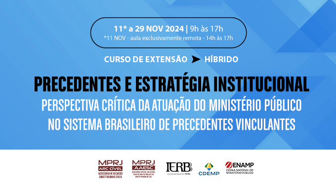 Curso Ministério Público, Compliance e ESG