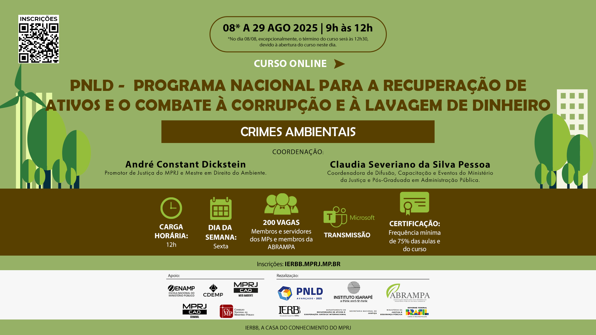 IERBB/MPRJ conclui curso sobre combate à corrupção e crimes ambientais