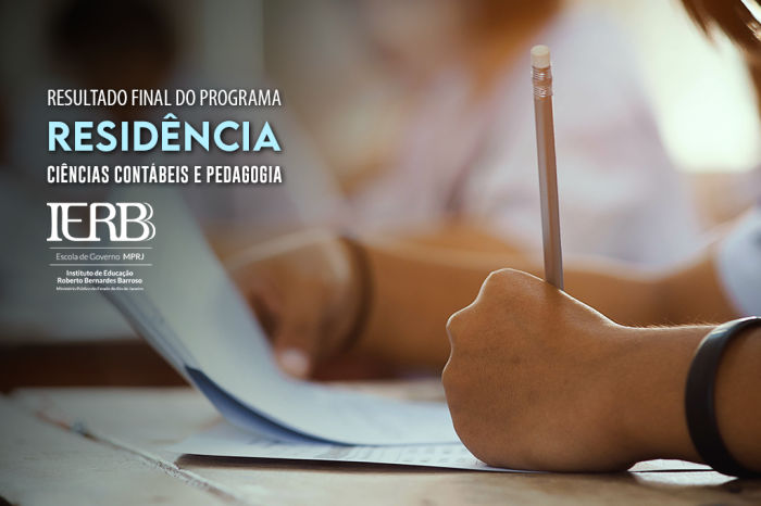 MPRJ divulga resultado final dos selecionados para a residência técnica em Ciências Contábeis e Pedagogia