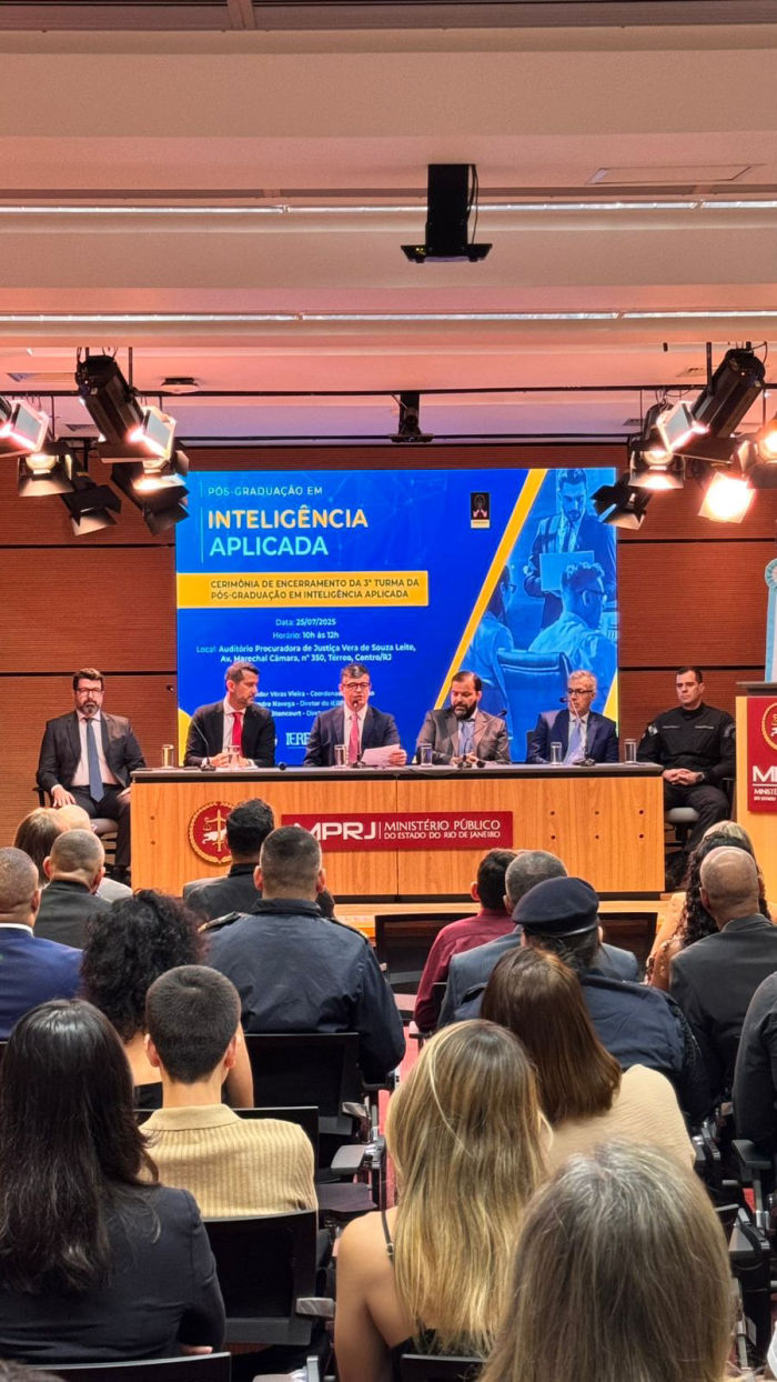 IERBB/MPRJ realiza cerimônia de encerramento do curso de pós-graduação em Inteligência Aplicada